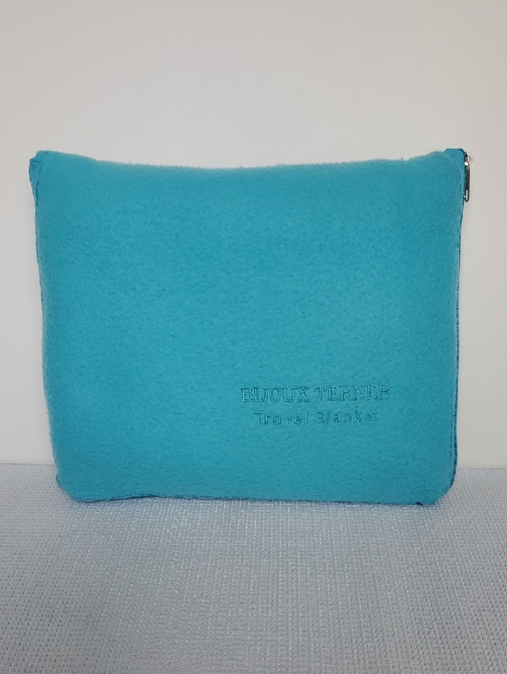Bijoux Terner Turquoise Travel Pouch Pillow Blanket